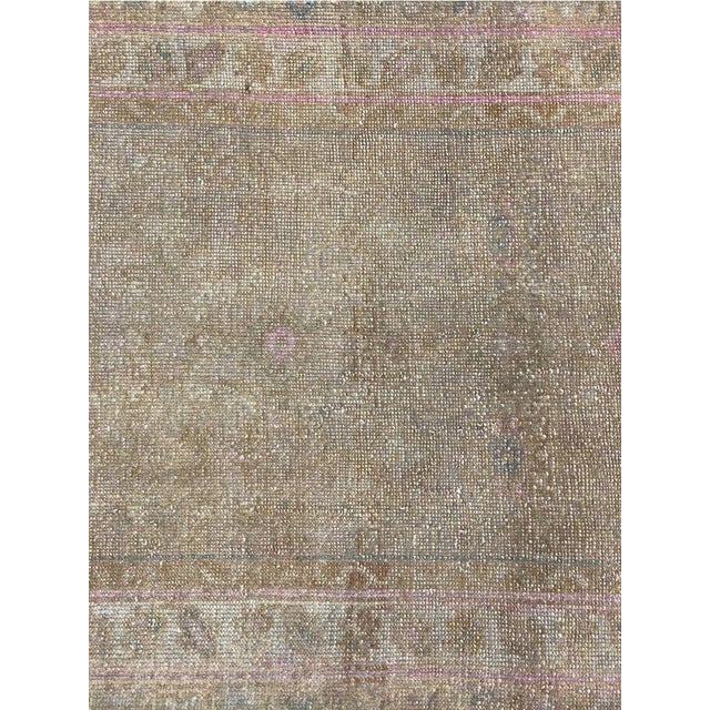 Exact Size: 2'9" x 13'5" Color: Gray Age: Old Materials: Wool Construction: Hand Knotted