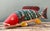 Vintage Monumental Hand Painted Fish For Sale In West Palm - Image 6 of 12