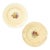Royal Cauldon England Est. 1774 Cream Embossed Floral Dinner Plates — Set of 2 For Sale