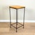 Industrial Industrial Steel and Wood Side Table, Spain, 1990s For Sale - Image 3 of 9