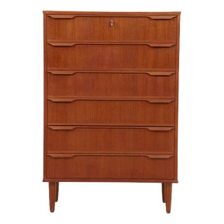 Vintage Teak Chest of Drawers, 1960s For Sale