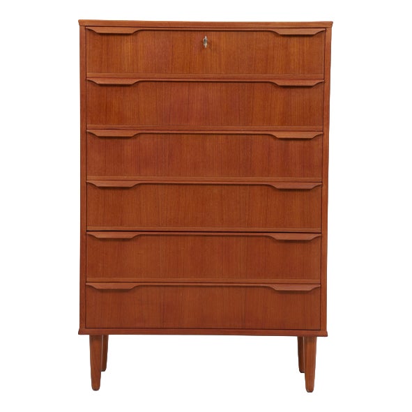 Vintage Teak Chest of Drawers, 1960s For Sale