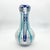 Handmade Ceramic Tall Pitcher (40cm) – Turquoise Stripes & Golden Horn Pattern – Mediterranean Decor For Sale - Image 6 of 10