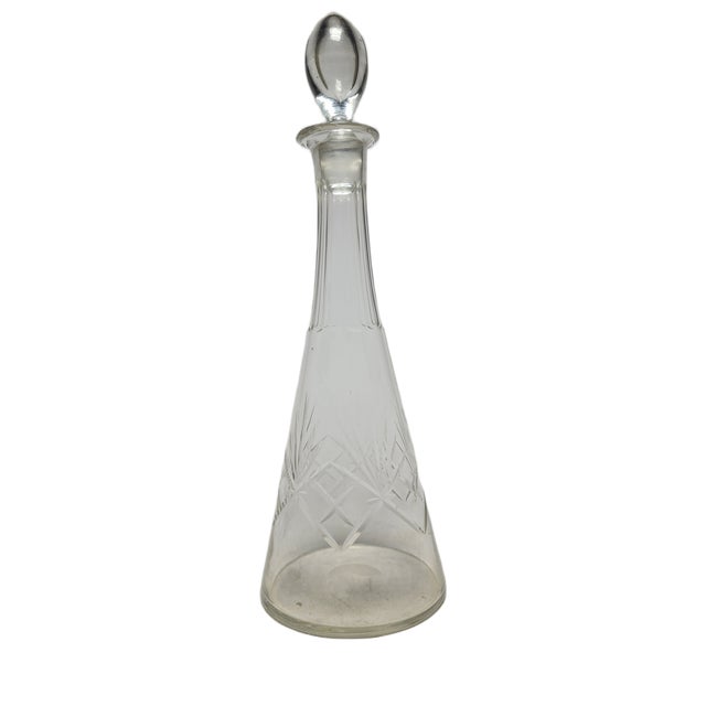 Art Deco Crystal Carafe, Germany, 1900s For Sale - Image 3 of 18