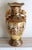 Japanese Vintage Royal Satsuma-Style 24" Porcelain Floor Vase – Gold Gilt & Dragon Handles For Sale - Image 3 of 18