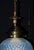 1950s Mid-Century British Cut Glass Acorn Pendant Light with Brass, 1950s For Sale - Image 5 of 17