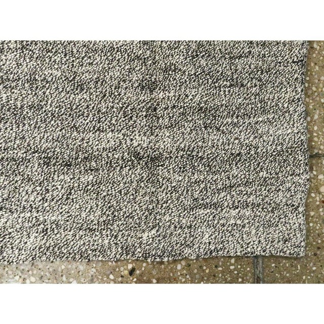 Silver Galerie Shabab Collection Mid-20th Century Turkish Flatweave Long Runner For Sale - Image 8 of 9