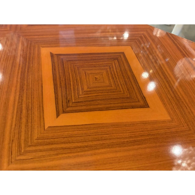 Brown 1970s Milo Baughman for Thayer Coggin Rosewood & Chrome Console Table Restored For Sale - Image 8 of 13