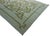 Casa Cosima Handmade Woolen Flat Weave Geometric Floral Patterned Mint Green Area Rug - 6.5'x9' For Sale - Image 4 of 13