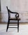 Fancy Armchair Antique With Rush Seat For Sale - Image 9 of 10