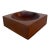 Vintage Studio Craft Modern Teak Cube Catchall / Vide-Poch For Sale