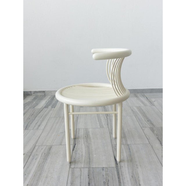 White Circo Chair by Jutta and Herbert Ohl for Lübke, 1980s For Sale - Image 6 of 12