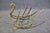 Maison Jansen Skeletal Brass Swan Frame Magazine Rack Centerbury For Sale In Philadelphia - Image 6 of 8