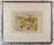 Paper 1980s Danish Abstract Colorful Dog Drawing, Framed For Sale - Image 7 of 7