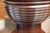 Mid 20th Century Pair of Ribbed Mahogany Table Lamps For Sale - Image 5 of 8