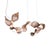 Dune 8 Curve Chandelier with Shades in Copper Metallic Tone by Daniel Becker for Moss Objects For Sale - Image 9 of 9