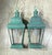 Metal Pair of Vintage Solid Brass Hanging Lanterns. 20”.5 H X 8”.5w X 8”.5 W For Sale - Image 7 of 17