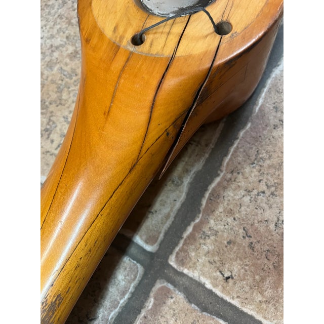 Wood 1940’s Vintage Sensenich Wooden Airplane Propeller For Sale - Image 7 of 12