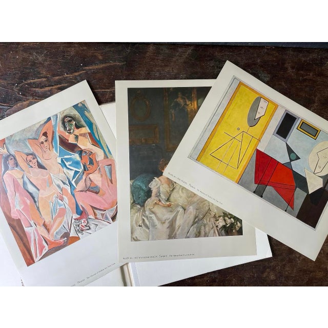 Black 1958 Metropolitan Museum of Art Portfolio 4 With Prints For Sale - Image 8 of 10