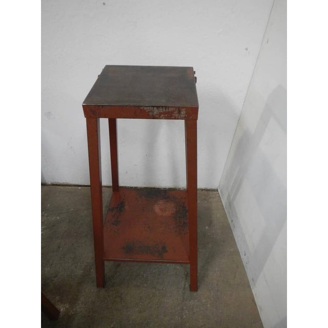 Industrial Iron Easel Table, 1960 For Sale - Image 3 of 8
