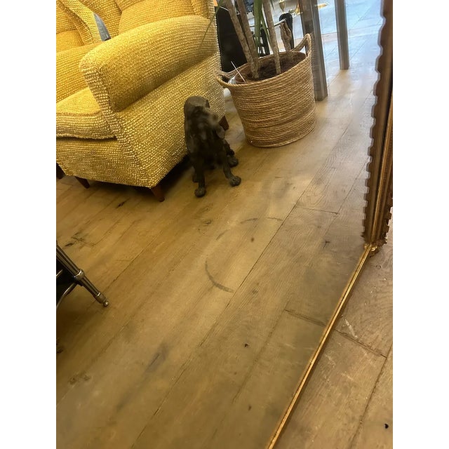 Gold Large Antique French Mirror, 1850 For Sale - Image 8 of 11