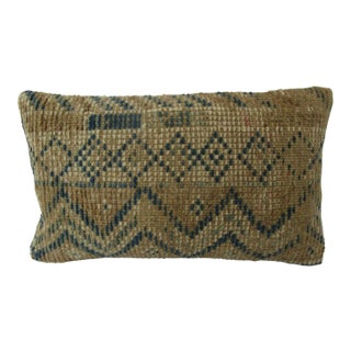 Brown & Navy Blue Pillow For Sale
