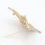 1990s 18k Yg and Wg Fancy Yellow & White Diamond Butterfly Brooch For Sale - Image 5 of 12