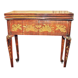Late 18th Century Dutch Triple Fliptop Game Table Desk