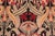Shabby Chic Ikat Floral 1990's Pak-Persian Black/Red Wool Rug - 6'0'' X 9'5'' For Sale - Image 3 of 9