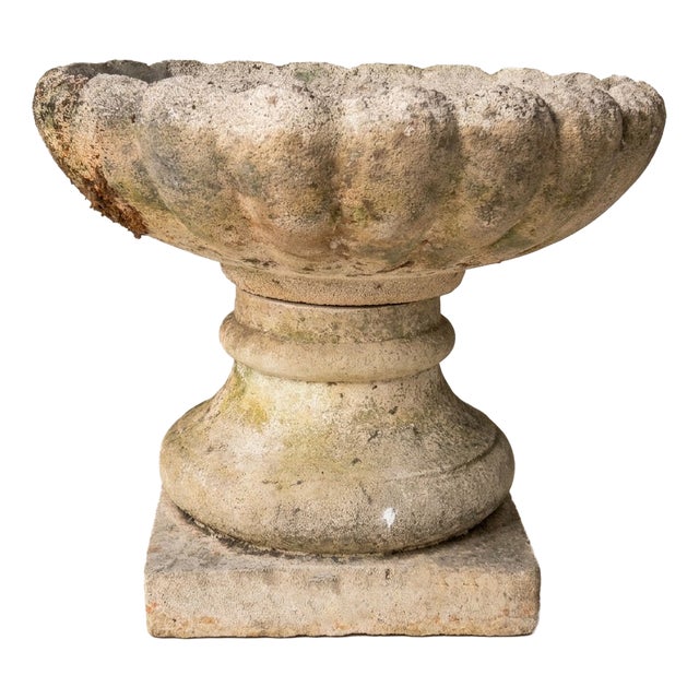 Large Mediterranean Style Stone Garden Planter, 1960s For Sale