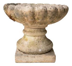 Large Mediterranean Style Stone Garden Planter, 1960s