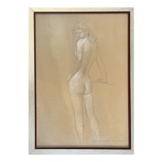 Dudovich, Nude Female Figure, 20th Century, Drawing on Paper For Sale