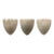 Vintage Alabaster Shield Wall Sconces With Hollywood Provenance - Set of Three For Sale