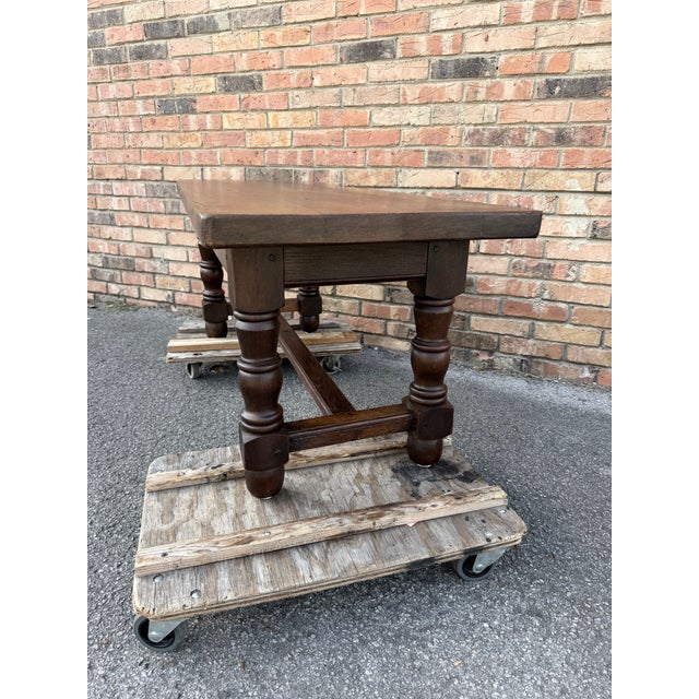 Wood Antique French Refectory Coffee Table For Sale - Image 7 of 14