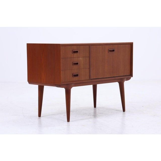Small Vintage Teak Sideboard by Omann Jun, 1960s For Sale - Image 9 of 11