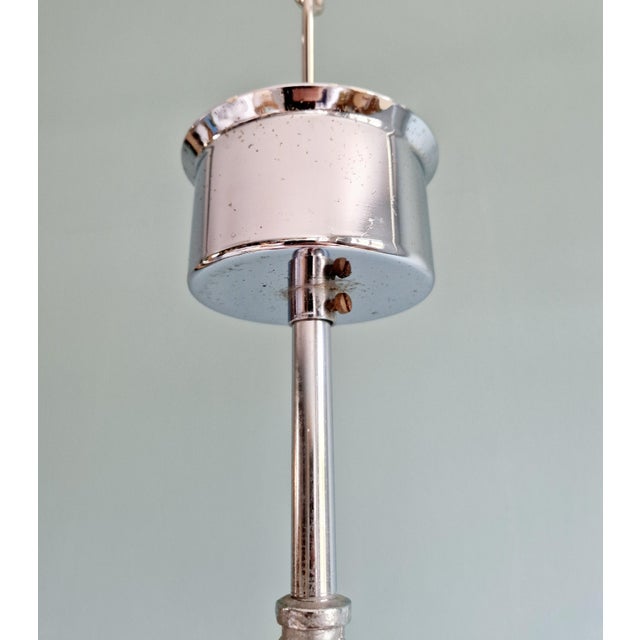 Space Age Pendant Light in White Opaline, 1970 For Sale - Image 10 of 13