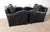 Pair Vintage Massive Ferguson Copeland, Ltd. Tribecca Leather Lounge Club Tub Chairs For Sale - Image 12 of 16