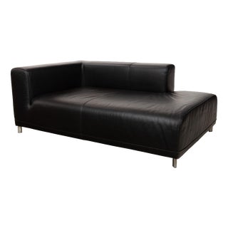 Black Leather Daybed from Ligne Roset For Sale