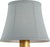 Traditional Visual Comfort Signature 6" Blue Linen Bell Empire Shade For Sale - Image 3 of 3