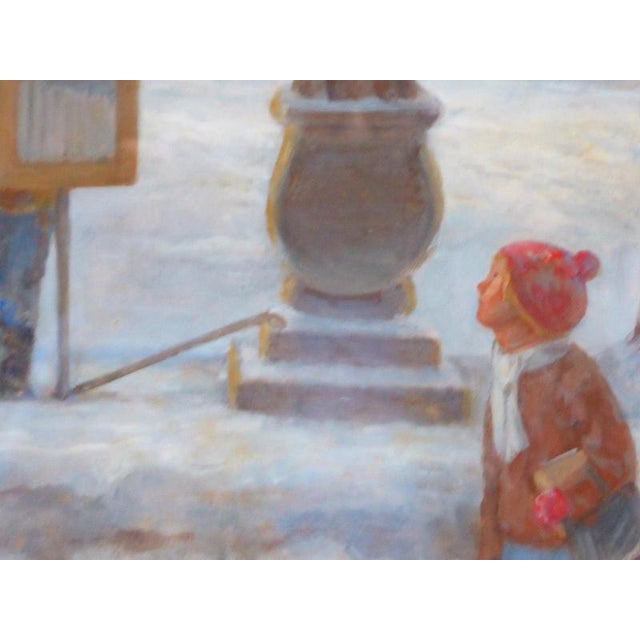 1960s Joseph Otto Flatter, Walk in the Park, 1960s, Watercolor on Paper, Framed For Sale - Image 5 of 13