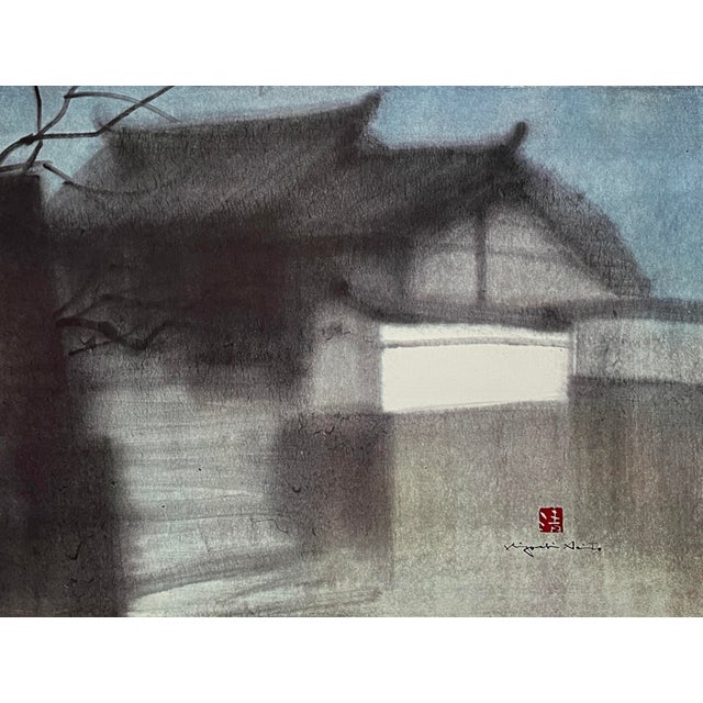 Kiyoshi Saitō (Japanese, 19071997) “Obakusan, Kyoto” Lithograph on