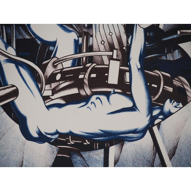 Francisco Melo, Composition mécanique (Nude), Lithograph For Sale - Image 5 of 7