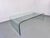 Modern Modern Italian Glass Waterfall Side Table from Fiam, 1980s For Sale - Image 3 of 10