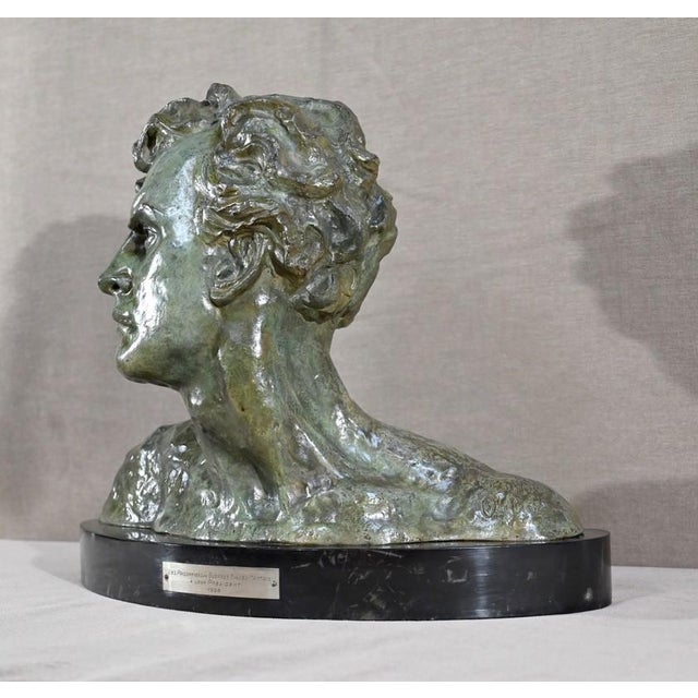 A.Ouline, Jean Mermoz, Early 20th Century, Bronze For Sale - Image 3 of 18