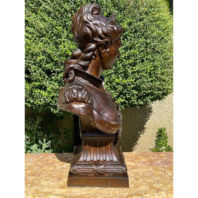 Metal Samar Clock by Diane De Poitiers For Sale - Image 7 of 13