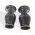 Late 20th Century Chinese Black Glazed Porcelain Dragon Vases – A Pair For Sale - Image 11 of 12