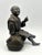 Japanese Japanese Meiji Bronze Okimono Seated Pipe Smoker, Signed Toko, C. 1890 For Sale - Image 3 of 17