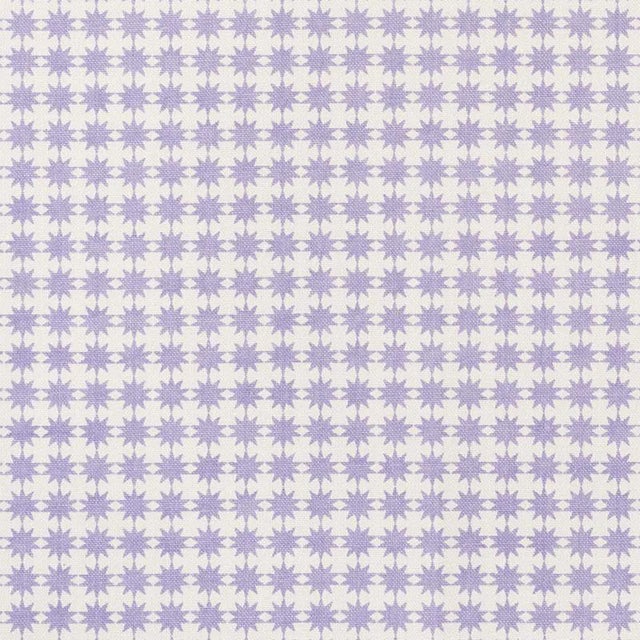 Schumacher X Studio Bon Stella Fabric in Lilac For Sale
