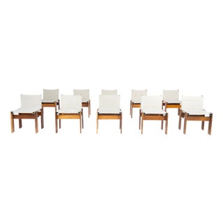 Monk Dining Chair attributed to Afra & Tobia Scarpa for Molteni, 1970s For Sale