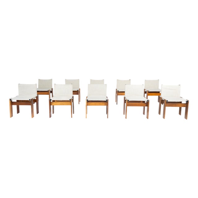 Monk Dining Chair attributed to Afra & Tobia Scarpa for Molteni, 1970s For Sale